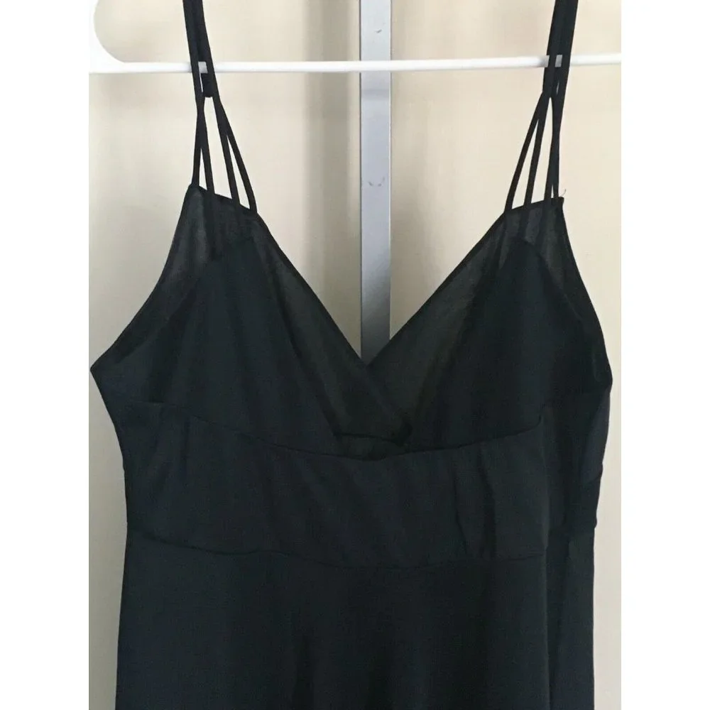 Ginger Rogers for JC Penney Lingerie Vintage Long Gown Size Medium Black - Picture 5 of 7